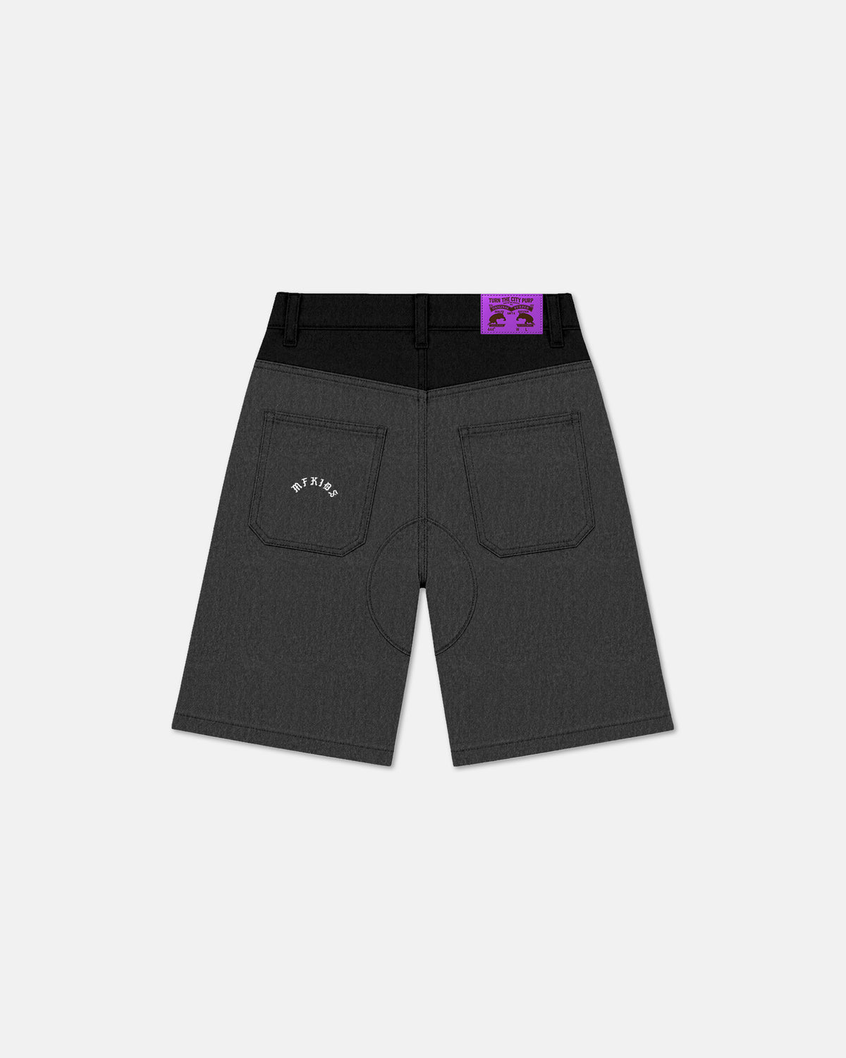 KIDS® "SLATE" duotone denim shorts