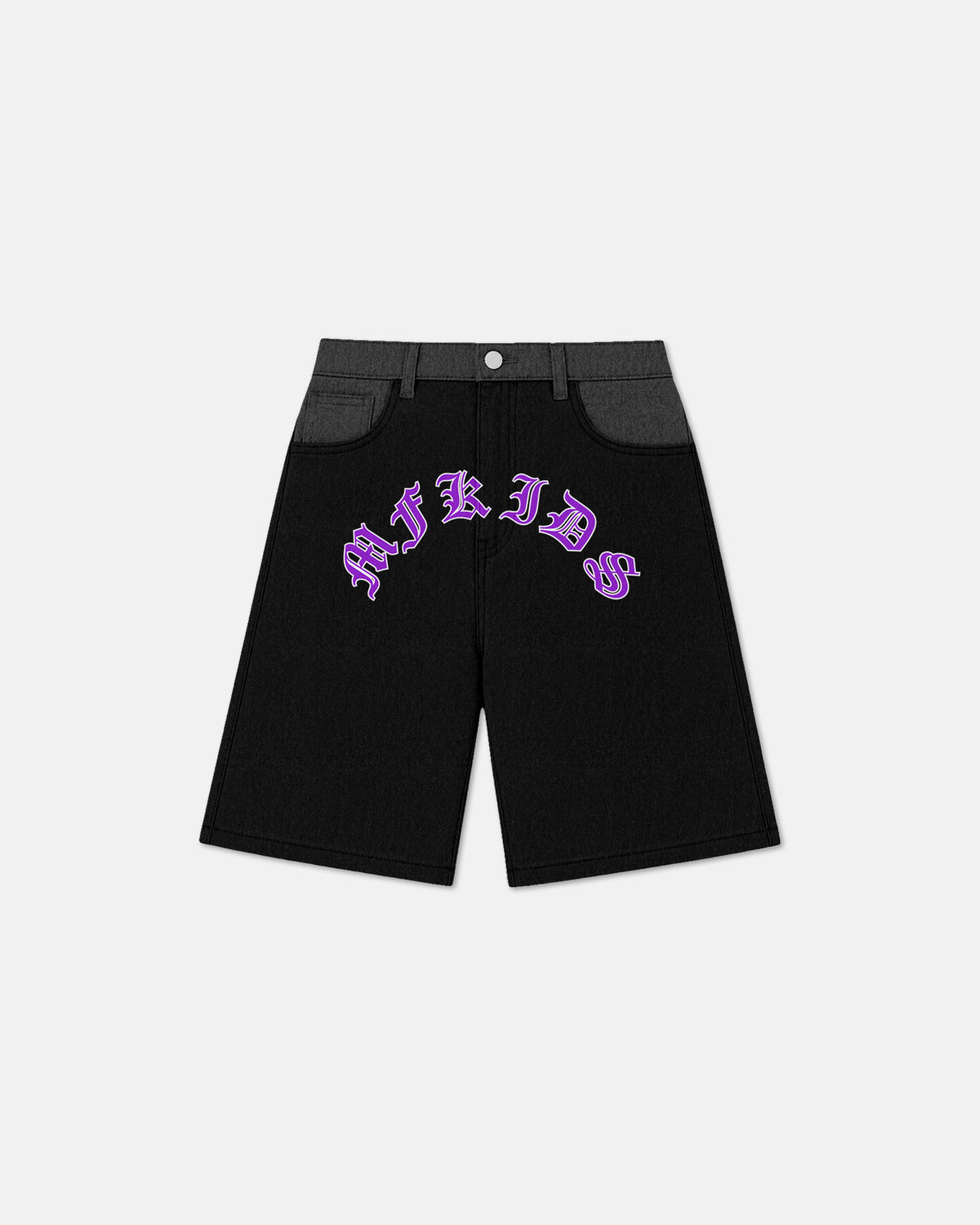KIDS® "CROW" duotone denim shorts