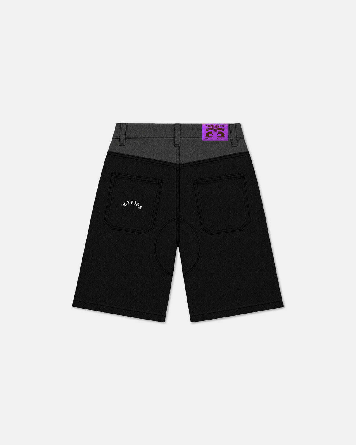 KIDS® "CROW" duotone denim shorts