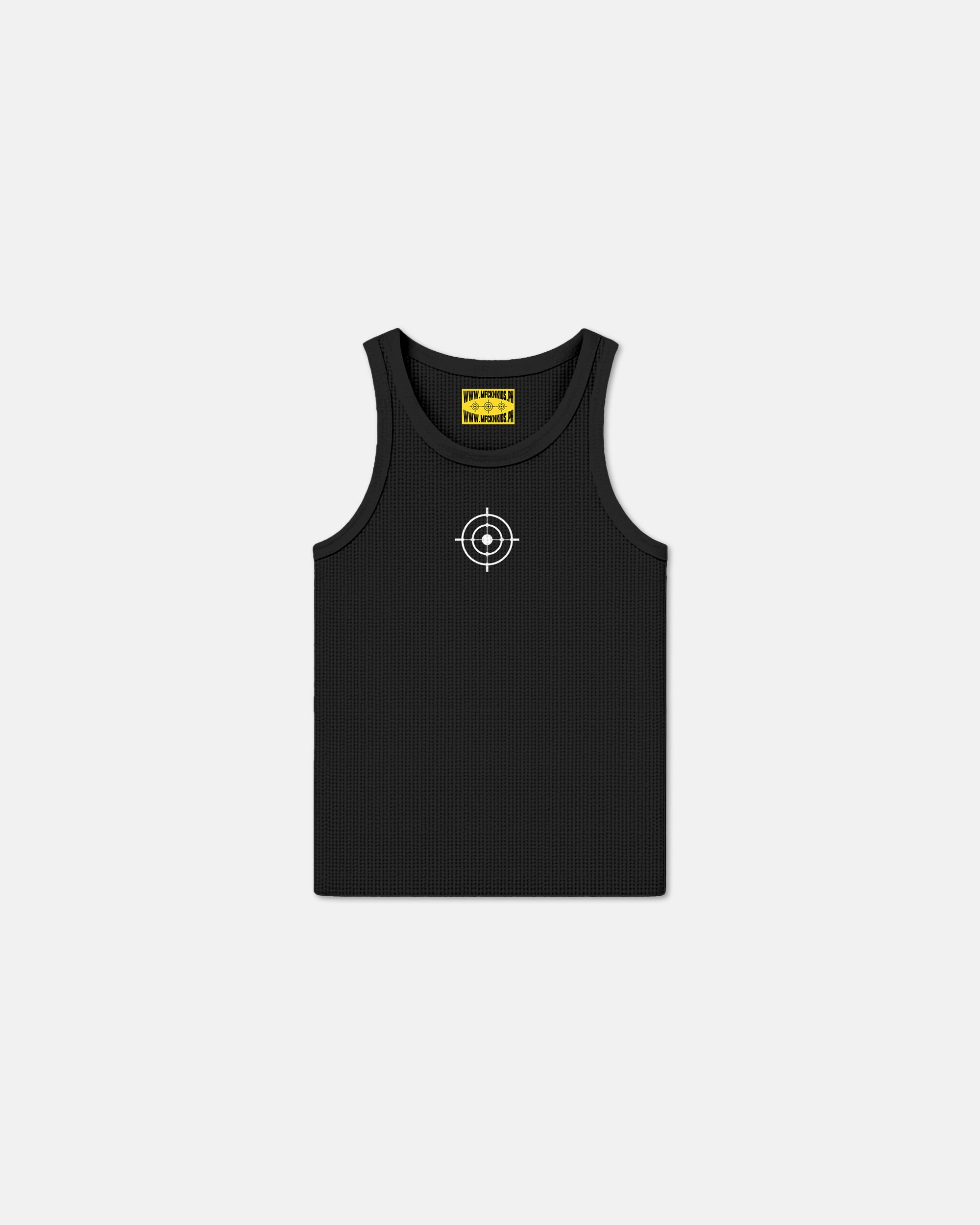 444 KNITTED TANK "EBONY" Top