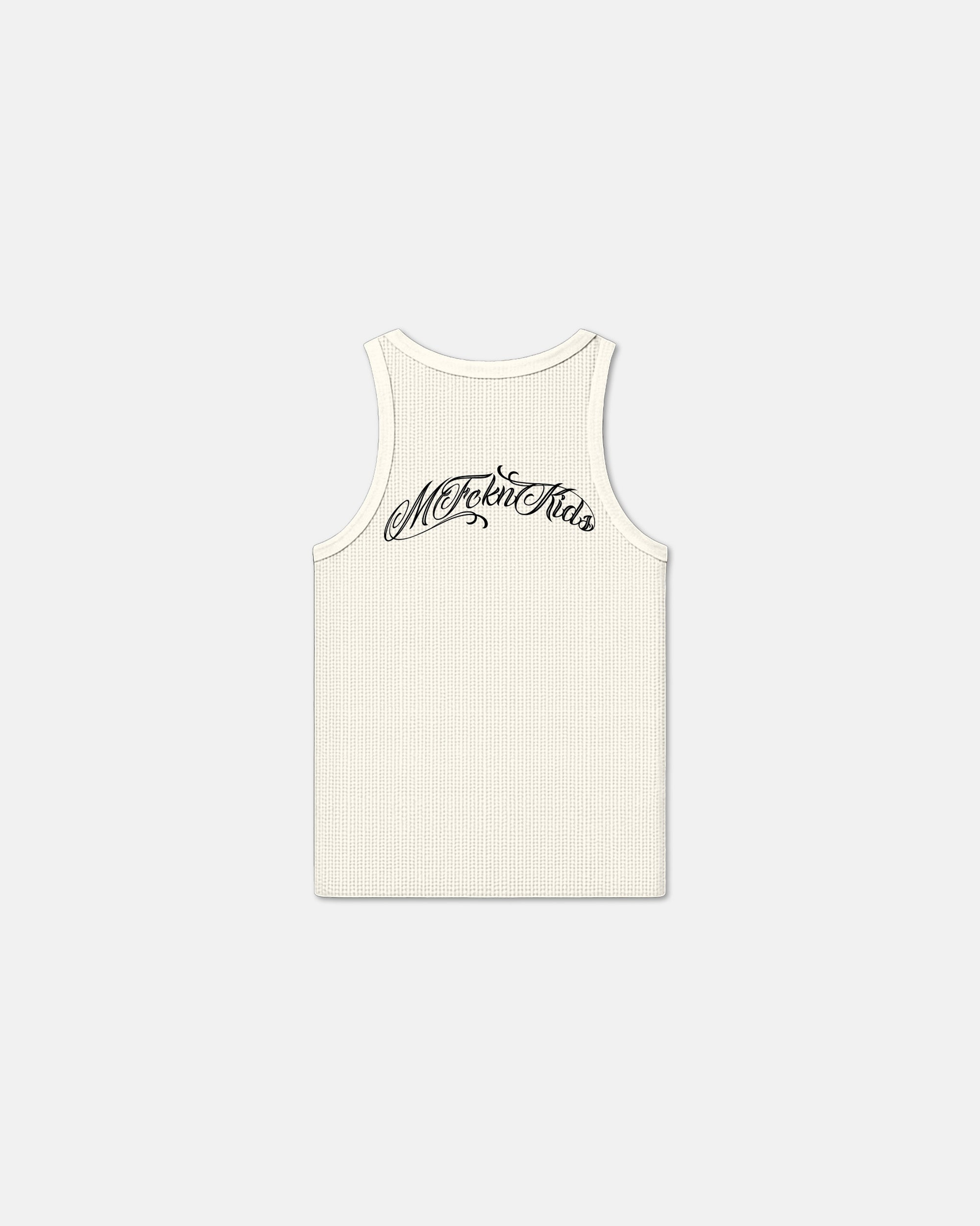 444 KNITTED TANK "IVORY" Top