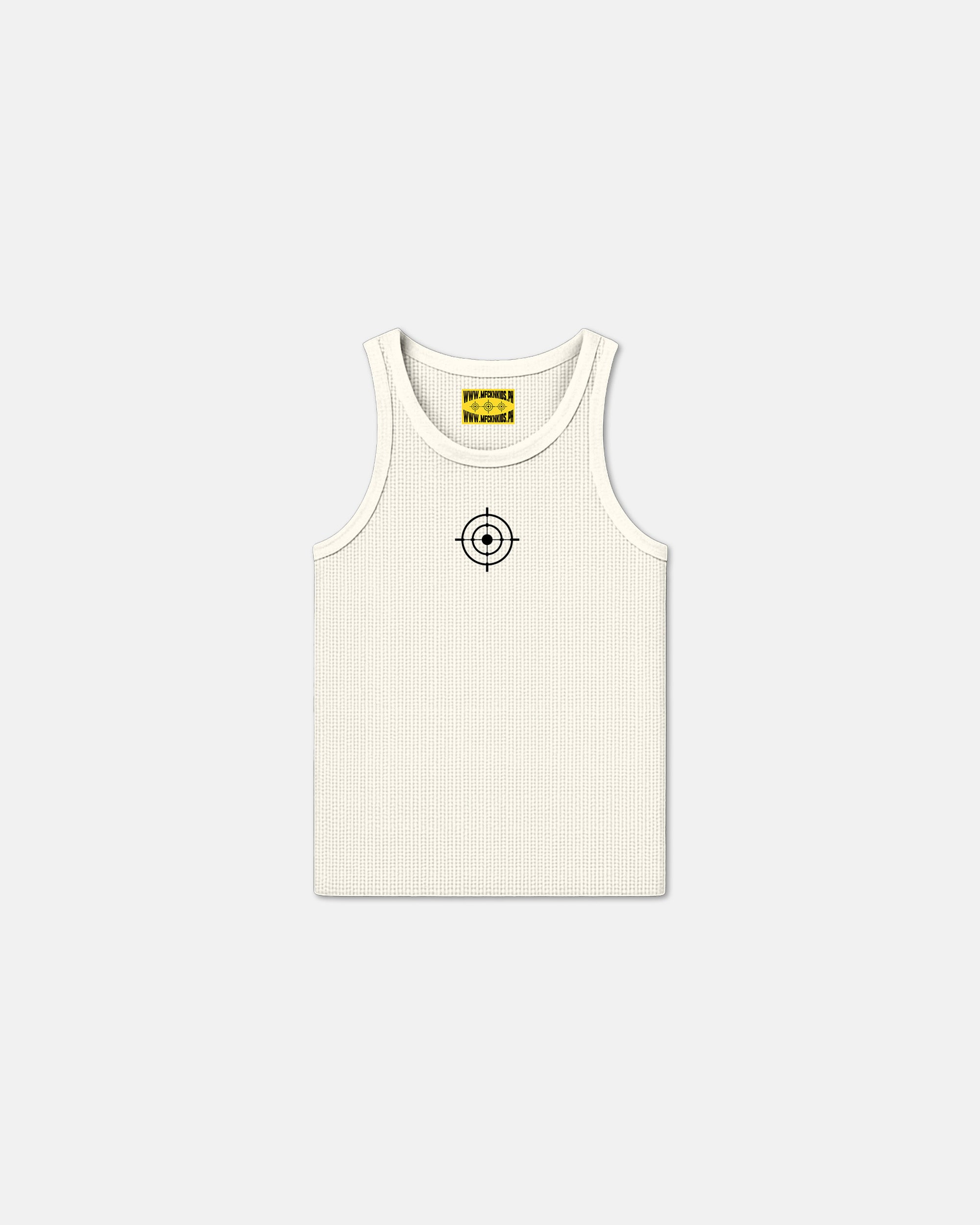444 KNITTED TANK "IVORY" Top